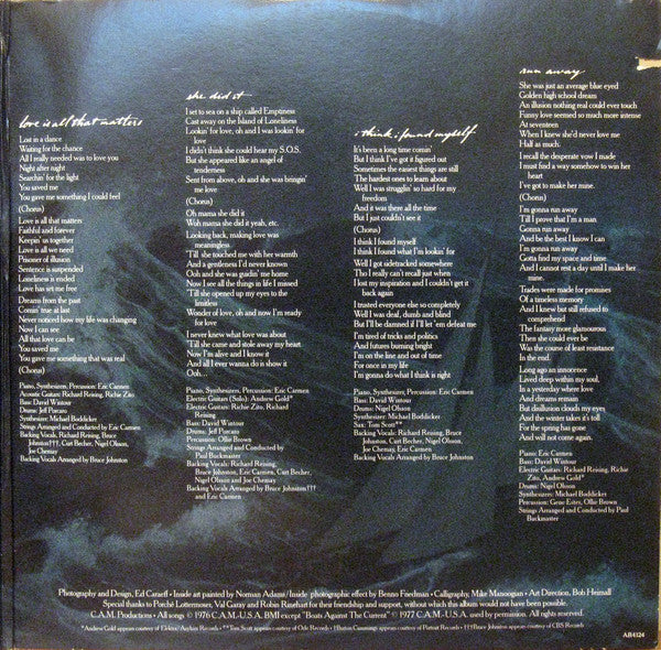 Eric Carmen - Boats Against The Current