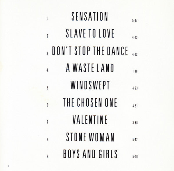 Bryan Ferry - Boys And Girls