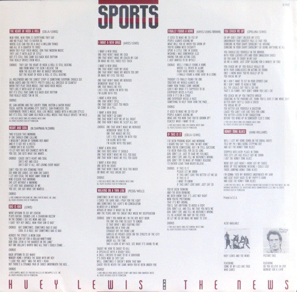 Huey Lewis & The News - Sports