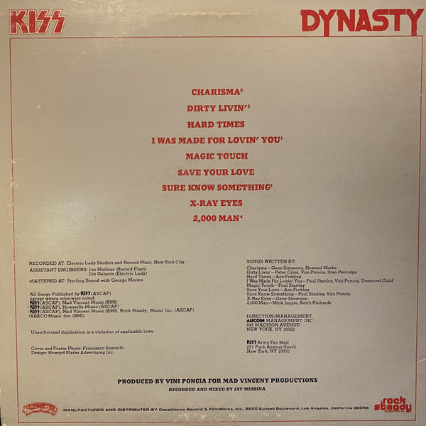 Kiss - Dynasty