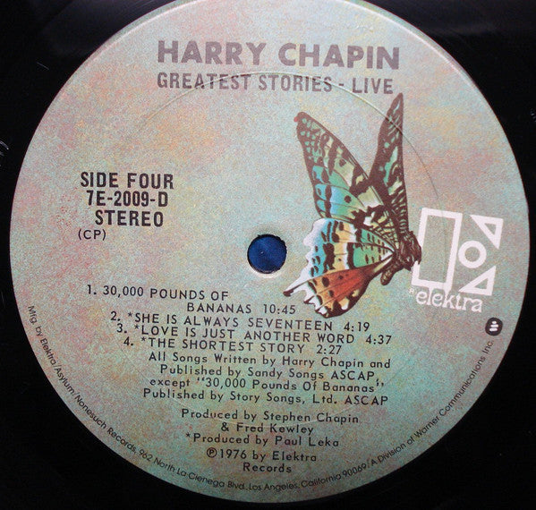 Harry Chapin - Greatest Stories - Live