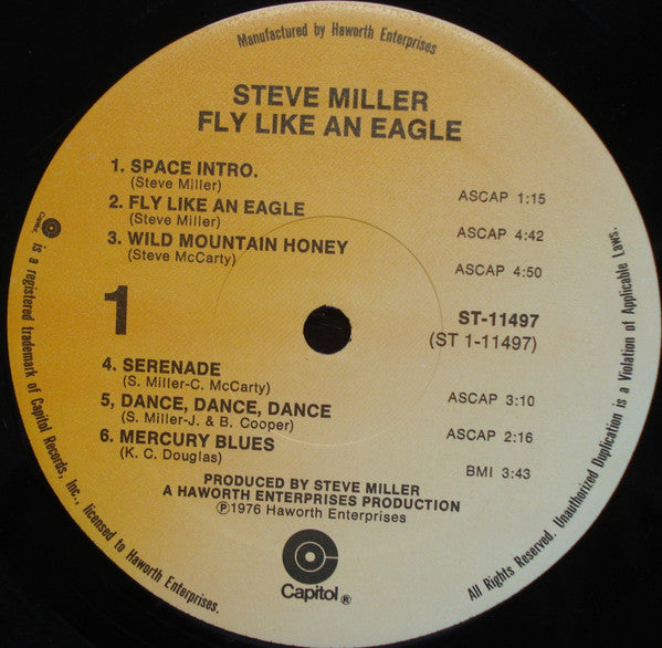 Steve Miller Band - Fly Like An Eagle