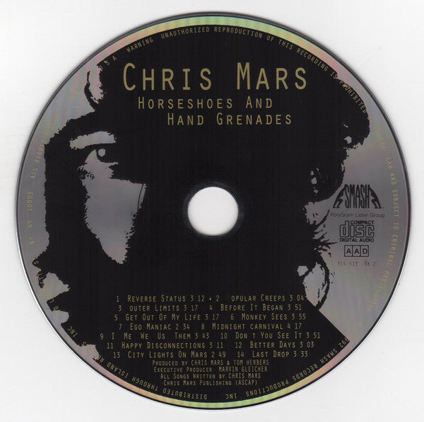 Chris Mars - Horseshoes And Hand Grenades