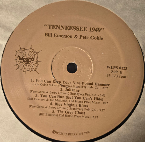 Bill Emerson - Tennessee 1949