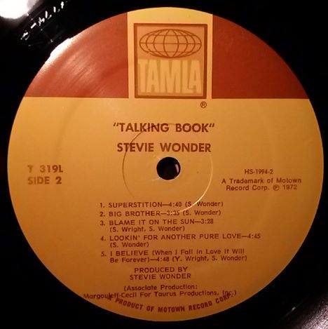 Stevie Wonder - Talking Book