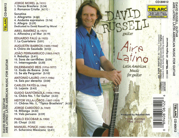 David Russell - Aire Latino, Latin American Music For Guitar