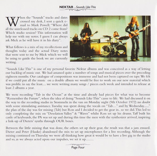 Nektar - ...Sounds Like This