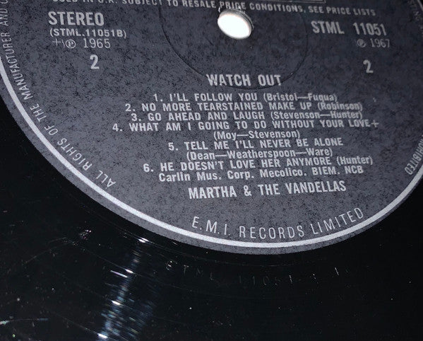Martha Reeves & The Vandellas - Watchout!