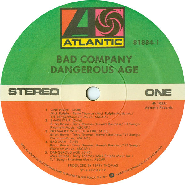 Bad Company (3) - Dangerous Age