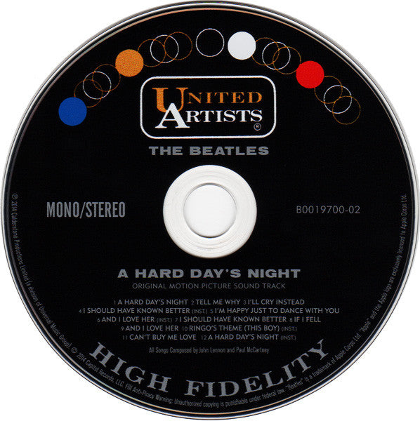 The Beatles - A Hard Day's Night (Original Motion Picture Sound Track)