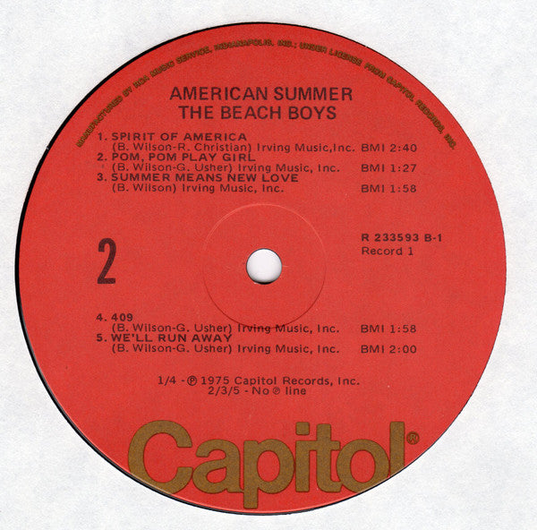 The Beach Boys - American Summer