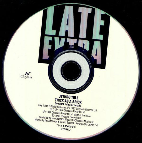 Jethro Tull - Thick As A Brick