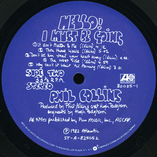 Phil Collins - Hello, I Must Be Going!