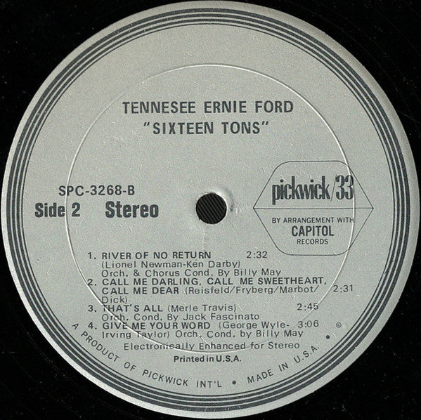 Tennessee Ernie Ford - Sixteen Tons
