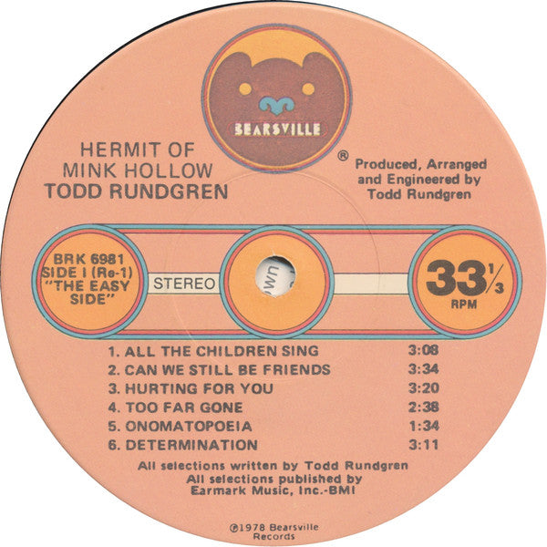Todd Rundgren - Hermit Of Mink Hollow