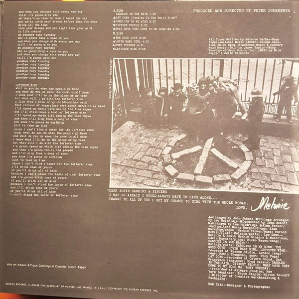 Melanie (2) - Candles In The Rain
