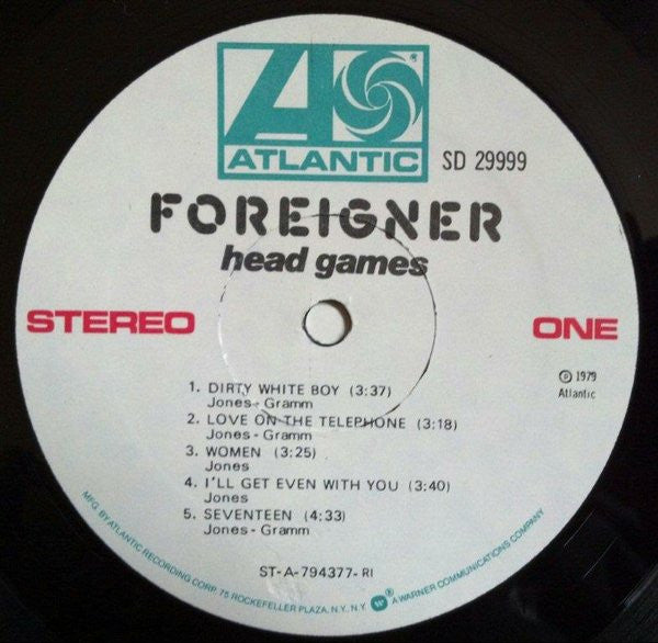 Foreigner - Head Games