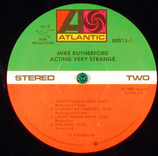 Mike Rutherford - Acting Very Strange