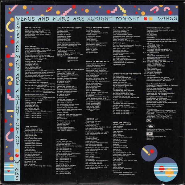 Wings  - Venus And Mars