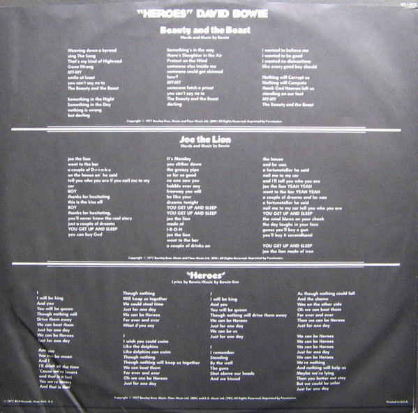 David Bowie - "Heroes"