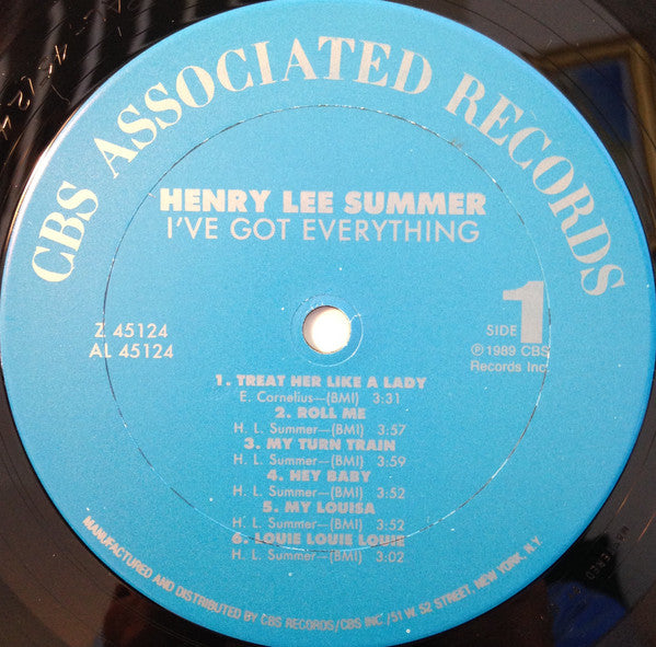 Henry Lee Summer - I've Got Everything