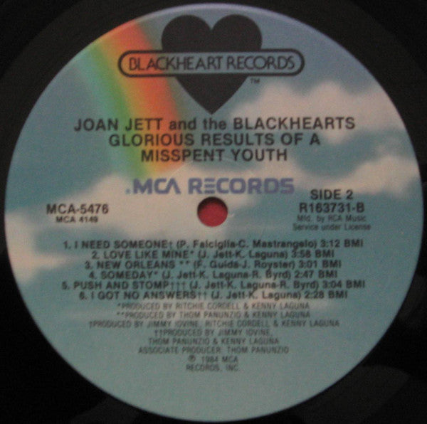 Joan Jett & The Blackhearts - Glorious Results Of A Misspent Youth