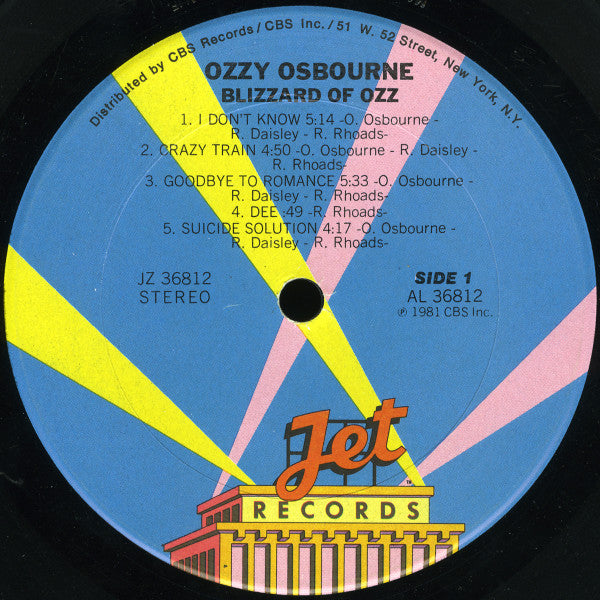 Ozzy Osbourne - Blizzard Of Ozz