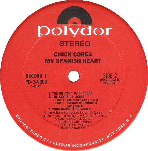 Chick Corea - My Spanish Heart