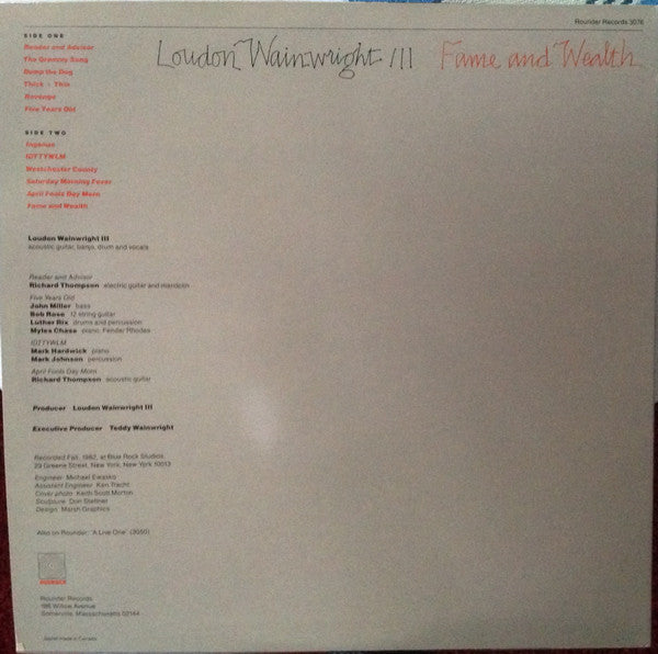 Loudon Wainwright III - Fame And Wealth