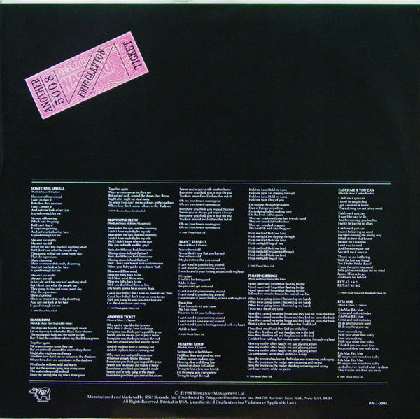 Eric Clapton - Another Ticket