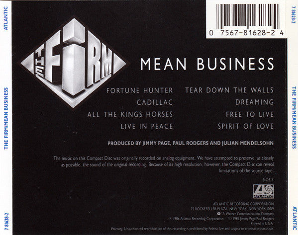 The Firm (7) - Mean Business
