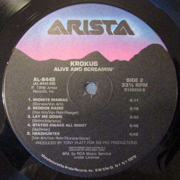Krokus - Alive And Screamin'
