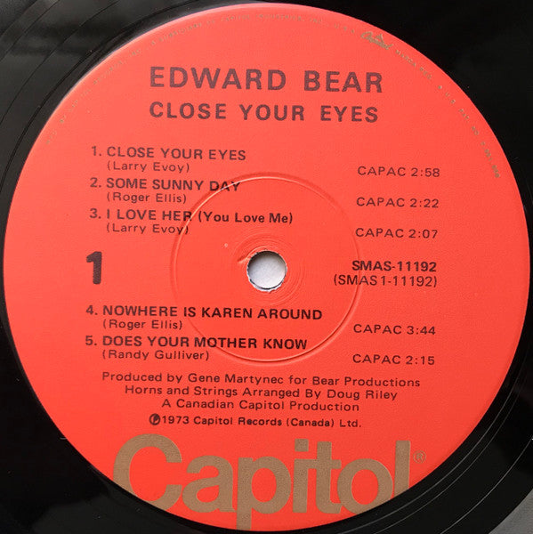 Edward Bear - Close Your Eyes