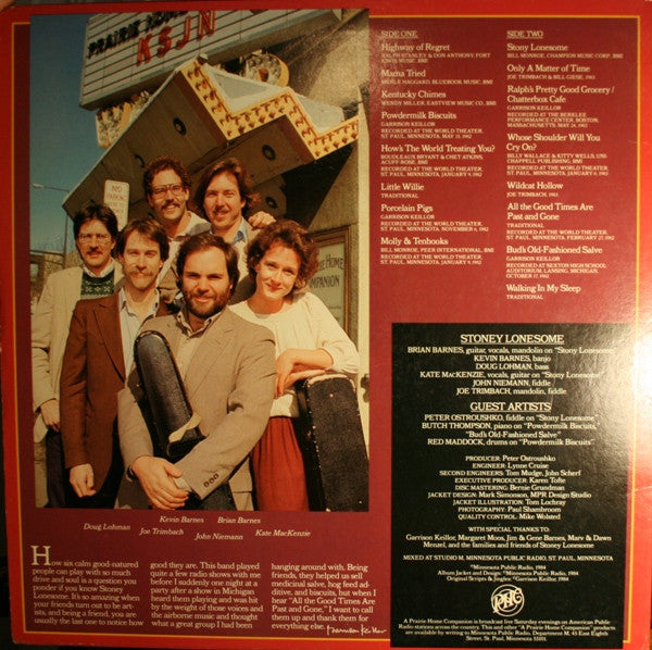 Stoney Lonesome - A Prairie Home Companion Presents Stoney Lonesome