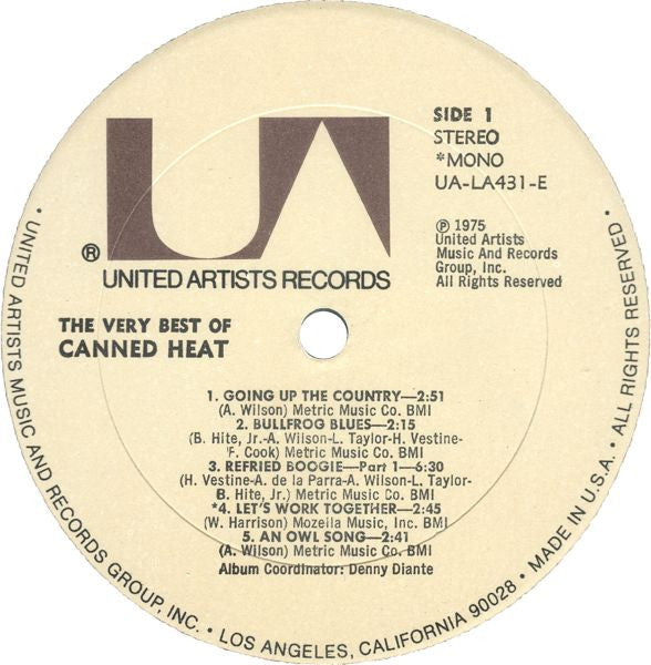 Canned Heat - The Very Best Of Canned Heat