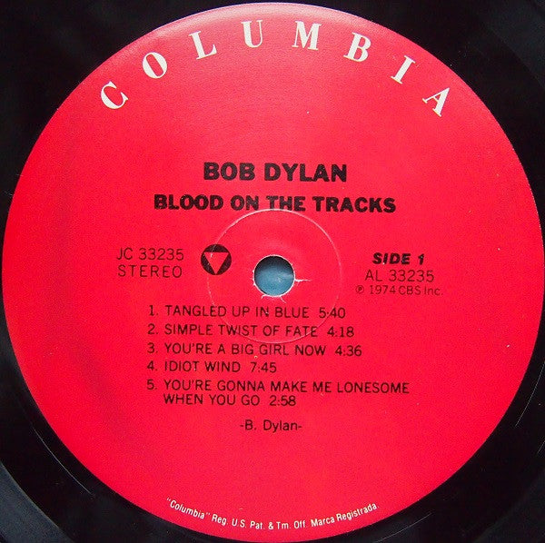 Bob Dylan - Blood On The Tracks