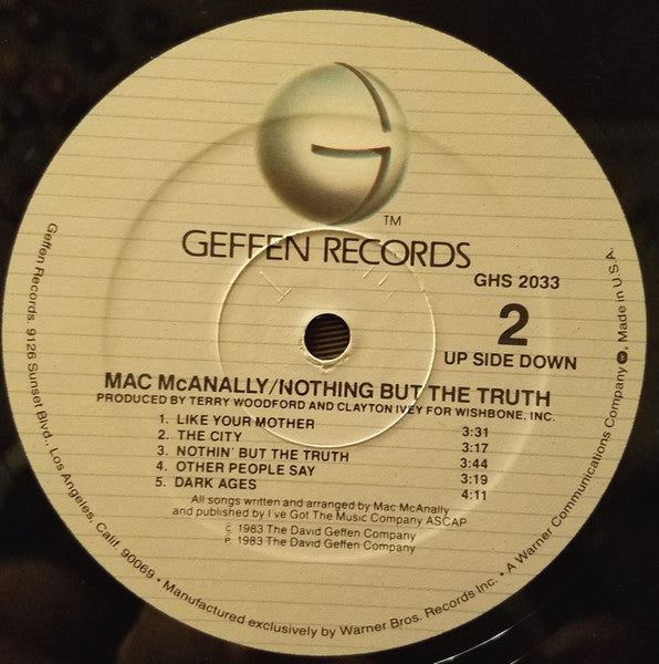 Mac McAnally - Nothing But The Truth