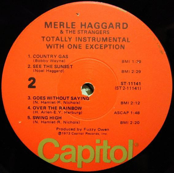 Merle Haggard - Totally Instrumental With One Exception...