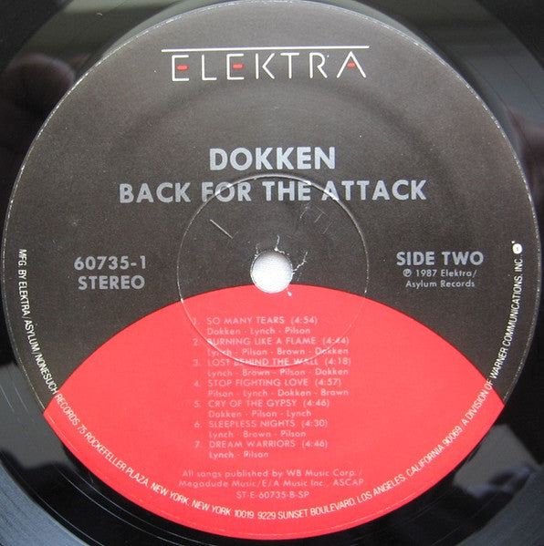 Dokken - Back For The Attack