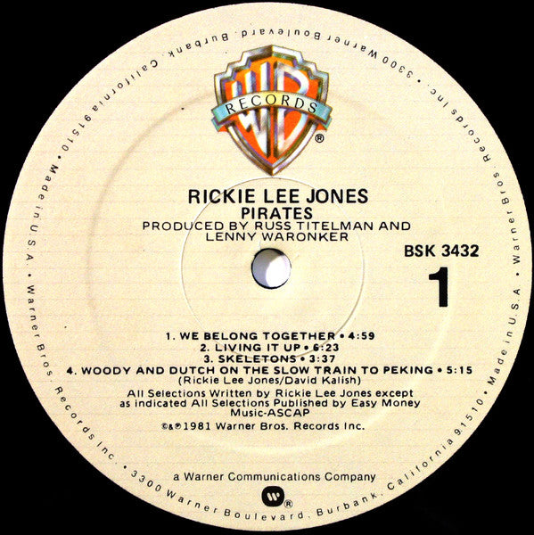 Rickie Lee Jones - Pirates