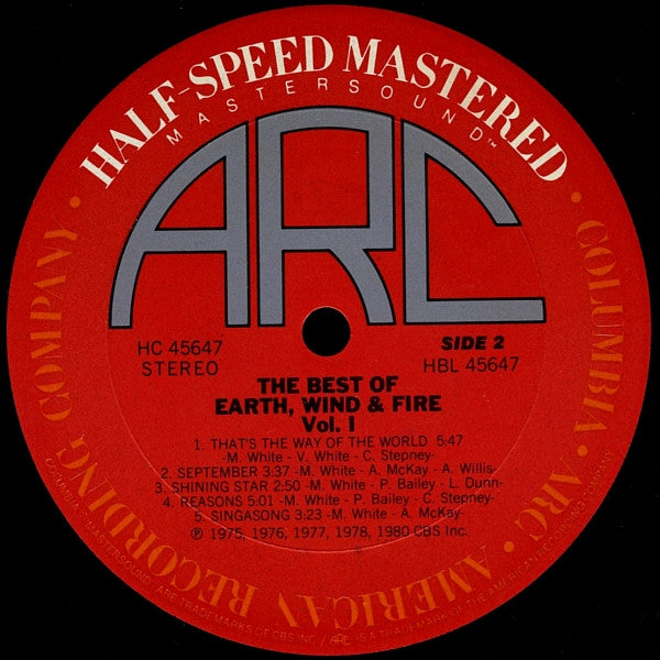 Earth, Wind & Fire - The Best Of Earth Wind & Fire Vol. I