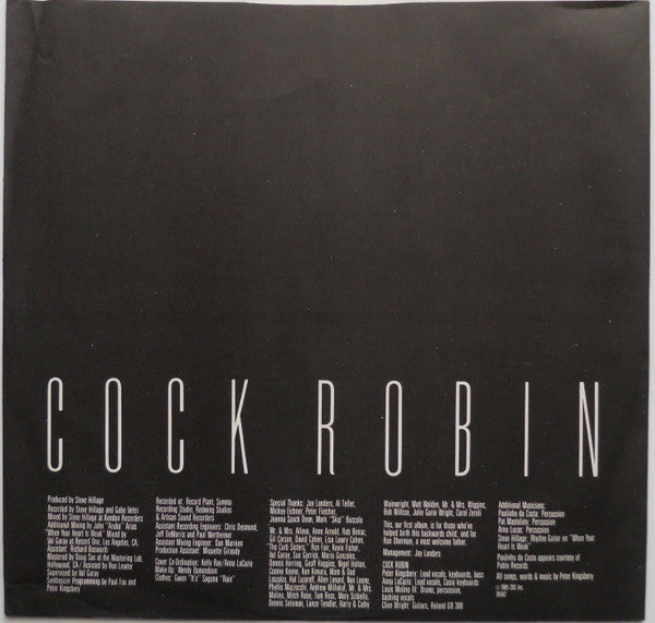 Cock Robin - Cock Robin