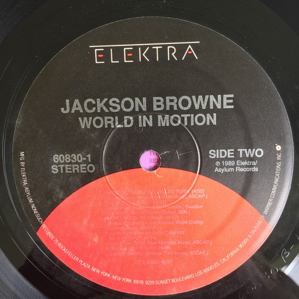 Jackson Browne - World In Motion