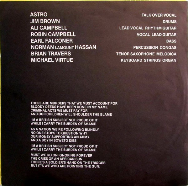 UB40 - Signing Off
