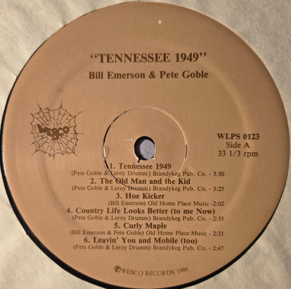 Bill Emerson - Tennessee 1949