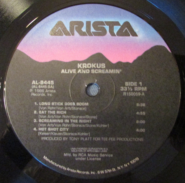 Krokus - Alive And Screamin'