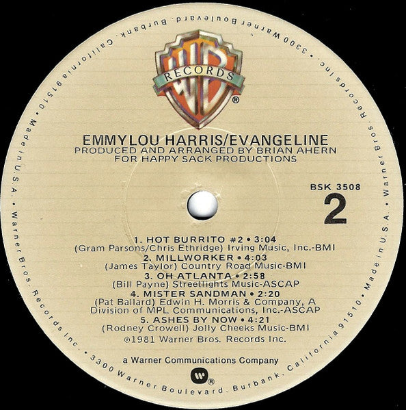 Emmylou Harris - Evangeline