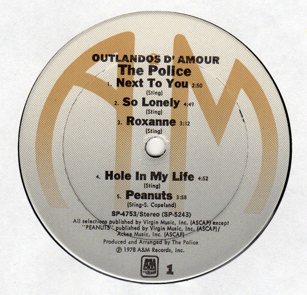 The Police - Outlandos D'Amour