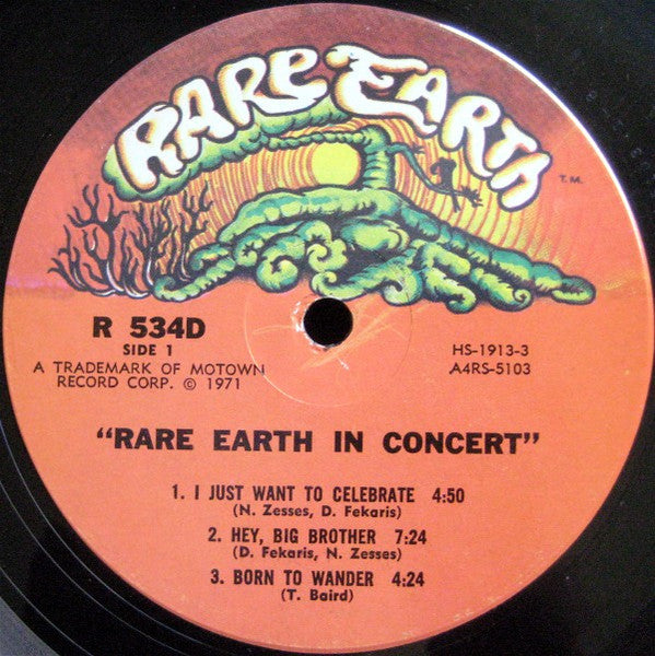 Rare Earth - Rare Earth In Concert