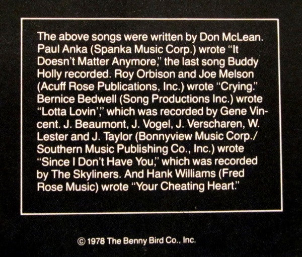Don McLean - Chain Lightning